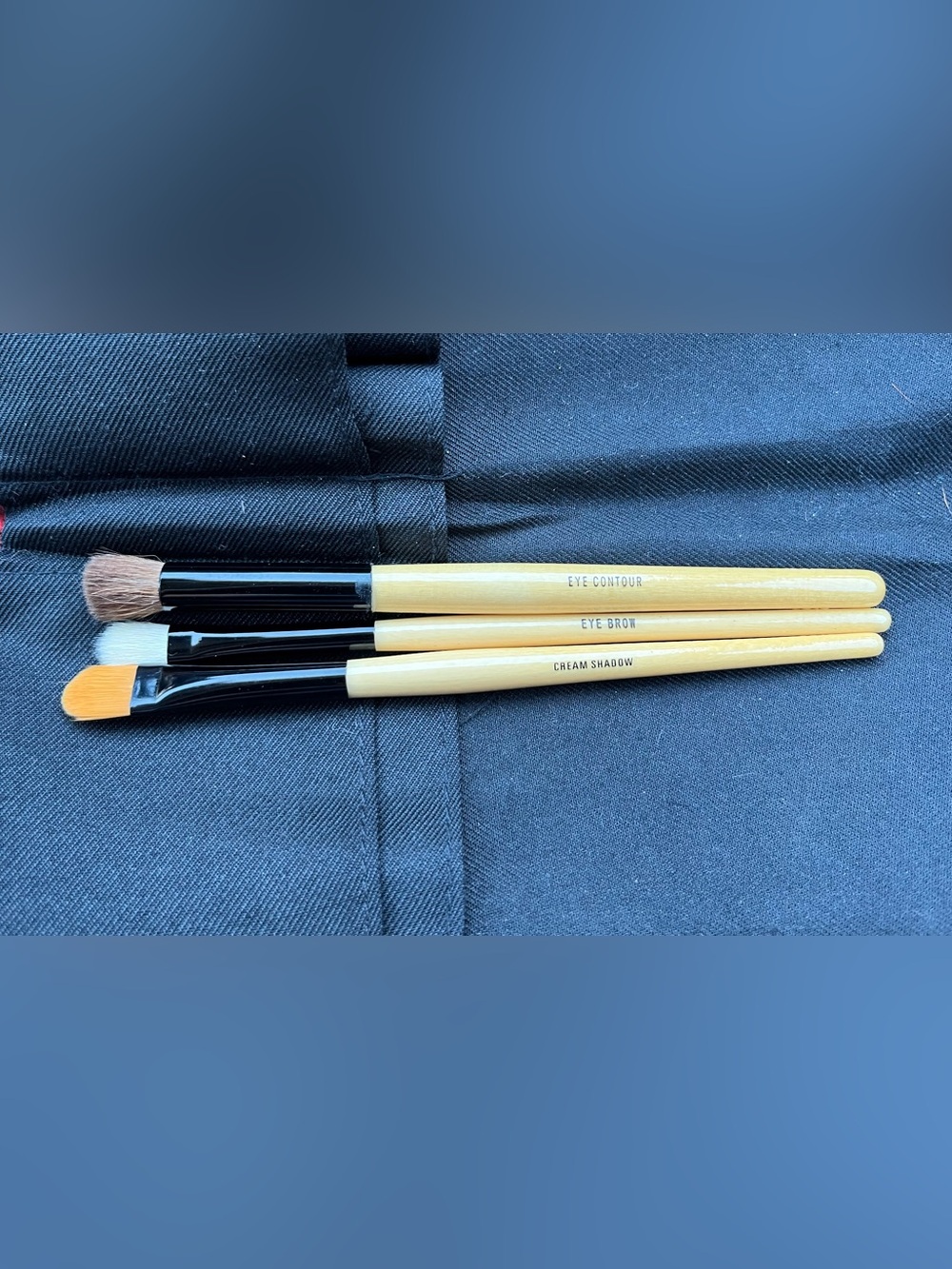 Vintage Bobbi Brown 9-Piece Makeup Brush Set + Red Zip Case (Complete) - Picture 7 of 10